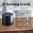 Portable Sound Machine Mini White Noise Machine with 30 Soothing Sounds for Newborn Kids Adults Rechargeable Sleep Brown Noise Machine with 4 Timers Memory Function for Travel Camping Home and Office