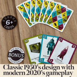 Bezier Games Seers Catalog - from The Creators of One Night Ultimate Werewolf - Fast-Paced Card Game - Easy to Learn - Strategy & Deduction for 2-5 Players Ages 15+