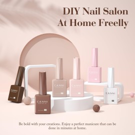 CANNI Gel Nail Polish Kit -6 Colors Nude Pink 9ML Gel Polish Set Skin Tones French Nail Neutral Brown Soak Off Gel Nail Kit Manicure DIY Manicure Salon DIY CANNI Gel Nail Polish Kit -6 Colors Nude Pink 9ML Gel Polish Set Skin Tones French Nail Neutral Brown Soak Off Gel Nail Kit Manicure DIY Manicure Salon DIY