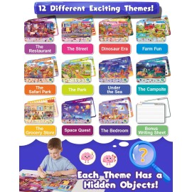 Search and Find Books for Kids 3-8 - 22 Travel Games for Car and Airplane, Preschool Learning Activities, Road Trip Activities for Toddlers, Easter Gift for Kids Search and Find Books for Kids 3-8 - 22 Travel Games for Car and Airplane, Preschool Learning Activities, Road Trip Activities for Toddlers, Easter Gift for Kids