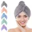 Kldnkig Soft Microfiber Hair Drying Towel Wrap, 5 Pack Elastic Hair Turbans for Fast Drying, Ideal for Women, Curly Wet Hair