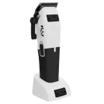 TPOB Play Barber Hair Clippers for Men 7500 RPM with Rubber Black Grips (White)