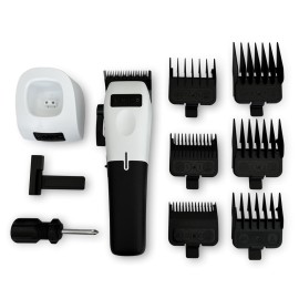TPOB Play Barber Hair Clippers for Men 7500 RPM with Rubber Black Grips (White) TPOB Play Barber Hair Clippers for Men 7500 RPM with Rubber Black Grips (White)