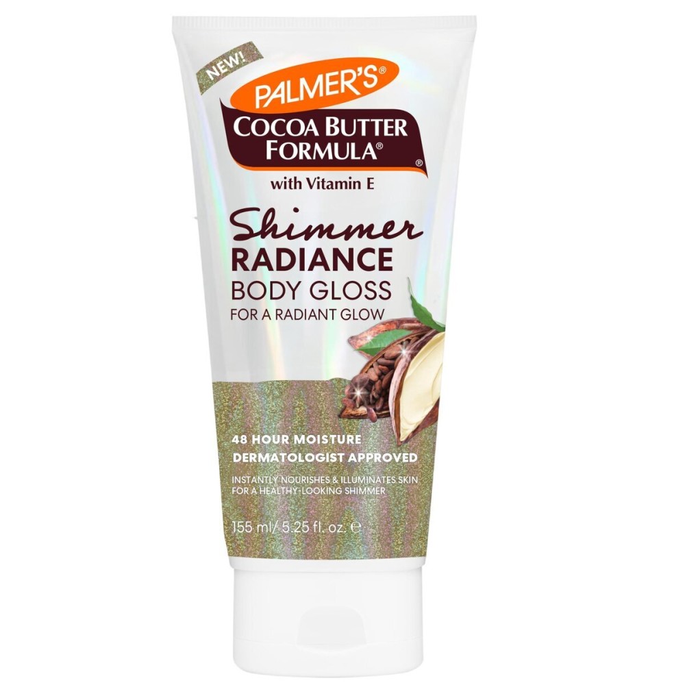 Palmer\'s Cocoa Butter Formula Shimmer Body Lotion with Vitamin E, 5.25 Fl Oz, Radiance Body Gloss, Help Blur Veins, Cellulite, Marks, 48 Hour Moisture Palmer\'s Cocoa Butter Formula Shimmer Body Lotion with Vitamin E, 5.25 Fl Oz, Radiance Body Gloss, Help Blur Veins, Cellulite, Marks, 48 Hour Moisture