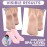 TEAWOO 2 Pairs Silicone Socks for Dry Cracked Feet, Silicone Socks for Women, Silicone Foot Socks, Silicone Socks for Moisturizing Feet (2 Colors Assorted, Fits Up to Size 10)