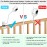 15.7 inch Flexible Baby Monitor Clip Mount for HelloBaby HB6550/HB65/HB40/HB6339/HB66/HB6550Pro, ANMEATE SM935E, Baby Camera Mount Holder Stand with, Attach to Baby Crib Without Without Tools