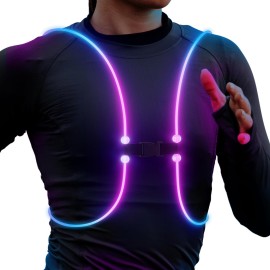 Running Lights For Runners, Reflective Running Vest, Reflective Running Gear Walking Vest For Women, Night Running Gear, Light Up Running Vest, Gifts For Runners, Safety Running Vest For Women & Men Running Lights For Runners, Reflective Running Vest, Reflective Running Gear Walking Vest For Women, Night Running Gear, Light Up Running Vest, Gifts For Runners, Safety Running Vest For Women & Men