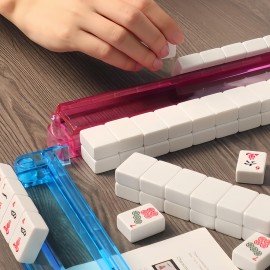 EdenRiver American Mahjong Game Set 166 Tiles 4 All-in-One Color Rack/Pushers Mahjong Set Mah Jong Set Complete Mah Jong Tiles Set with Neoprene Carrying Bag EdenRiver American Mahjong Game Set 166 Tiles 4 All-in-One Color Rack/Pushers Mahjong Set Mah Jong Set Complete Mah Jong Tiles Set with Neoprene Carrying Bag