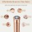BLIBEE Facial Hair Removal for Women, Rechargeable Hair Removal Device, Painless Face Electric Razor/Shaver for Lip, Arms, Face, Peach Fuzz (Gold)