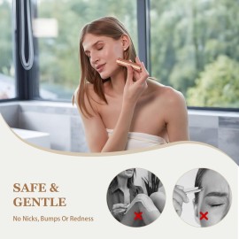 BLIBEE Facial Hair Removal for Women, Rechargeable Hair Removal Device, Painless Face Electric Razor/Shaver for Lip, Arms, Face, Peach Fuzz (Gold) BLIBEE Facial Hair Removal for Women, Rechargeable Hair Removal Device, Painless Face Electric Razor/Shaver for Lip, Arms, Face, Peach Fuzz (Gold)