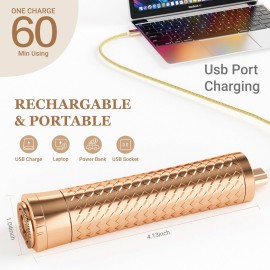 BLIBEE Facial Hair Removal for Women, Rechargeable Hair Removal Device, Painless Face Electric Razor/Shaver for Lip, Arms, Face, Peach Fuzz (Gold) BLIBEE Facial Hair Removal for Women, Rechargeable Hair Removal Device, Painless Face Electric Razor/Shaver for Lip, Arms, Face, Peach Fuzz (Gold)