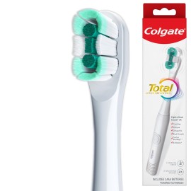 Colgate Total Battery Powered Toothbrush, White Colgate Total Battery Powered Toothbrush, White