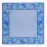Hutch & Nook Mahjong Mat | 33 Non-Slip Card Table Cover | Decorative Game Mat for Mahjong Set, Dominoes, Poker & More (Blue & White Bird)