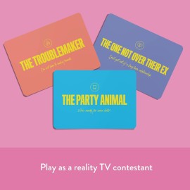 Lovestruck - Reality TV Party Board Game | 5-10 Players, for Groups, Adult Game Night, No TV Knowledge Needed, Social Deduction Lovestruck - Reality TV Party Board Game | 5-10 Players, for Groups, Adult Game Night, No TV Knowledge Needed, Social Deduction