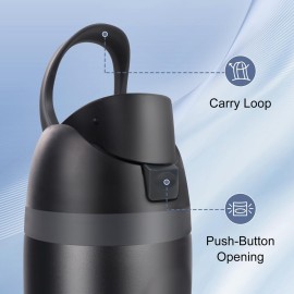 Renyqatt Replacement Lid for Owala Freesip, Compatible with Owala Cup 16oz 24oz 32oz 40oz, One Button Water Bottle Top Lid Replacement Accessory, Leakproof, BPA-Free (Black) Renyqatt Replacement Lid for Owala Freesip, Compatible with Owala Cup 16oz 24oz 32oz 40oz, One Button Water Bottle Top Lid Replacement Accessory, Leakproof, BPA-Free (Black)