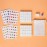 GRACIAS Mahjong Block Set, 50 Plastic Tiles (1.18) with DIY Stickers, Portable Mahjong Set with A Carry Bag, Mahjong Tile Game