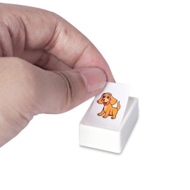 GRACIAS Mahjong Block Set, 50 Plastic Tiles (1.18) with DIY Stickers, Portable Mahjong Set with A Carry Bag, Mahjong Tile Game