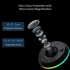 Ainael Galaxy Projector, Star Projector Planetarium Night Light Lamp Ceiling Space Starry Sky Projector with Light Strip Meteor and Galaxy Projector for Kids Bedroom Birthday Christmas Gift (Black) Ainael Galaxy Projector, Star Projector Planetarium Night Light Lamp Ceiling Space Starry Sky Projector with Light Strip Meteor and Galaxy Projector for Kids Bedroom Birthday Christmas Gift (Black)