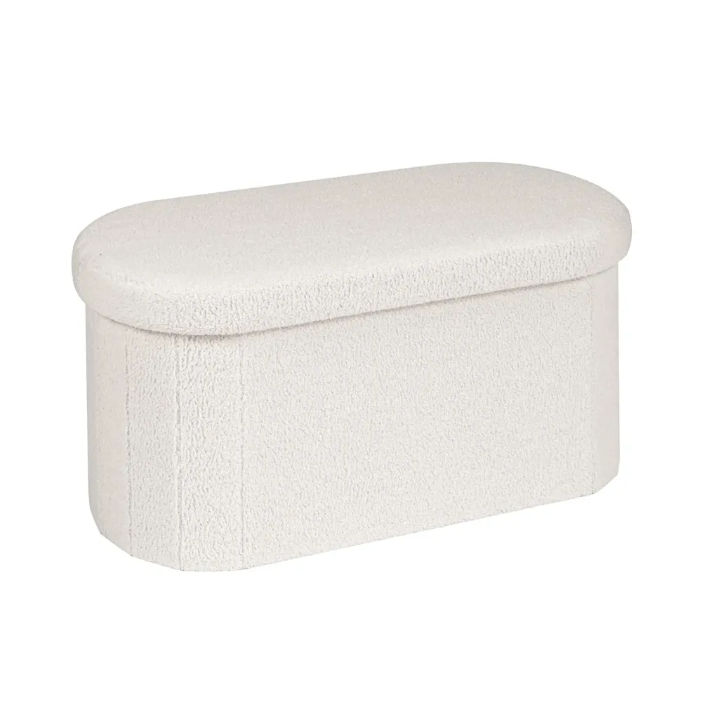 B FSOBEIIALEO Ottoman with Storage for Living Room, Sherpa Folding Storage Ottoman Foot Rest, 30 Inches Collapsible Bedroom Bench White B FSOBEIIALEO Ottoman with Storage for Living Room, Sherpa Folding Storage Ottoman Foot Rest, 30 Inches Collapsible Bedroom Bench White