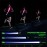 Ylzzrs Reflective Sash Gear for Walking at Night,LED Reflective Belt Safety Lights,Lights for Night Dog Walking,High Visibility Type-C Rechargeable with Phone Holder for Men Women(Pink)