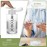 Layhit 1 Pcs 10 oz Alcohol Pump Dispenser Bottle Alcohol Dispenser Push Down Liquid Dispenser Clear Empty Pumping Bottle Refillable Cosmetic Container for Personal, Salon, Nail Care, Hospital Use