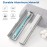 Oralphi Aluminum Toothbrush Travel Case, Portable Toothbrush Holder, Durable Manual Toothbrush Box Container for Traveling, Bathroom, Camping, Business Trip