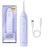 AquaSonic Icon Water Flosser for Teeth - Cordless Rechargeable Oral Irrigator - Waterproof, Portable Dental Cleaning with Jet Tip - Braces Home Travel - Lilac