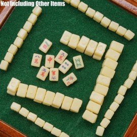 Odoria Dollhouse Mahjong Set Miniature: 1/12 Scale Chinese Mahjong Stone Game Set Traditional - Mini Doll House Accessories Plastic 180 Tiles Odoria Dollhouse Mahjong Set Miniature: 1/12 Scale Chinese Mahjong Stone Game Set Traditional - Mini Doll House Accessories Plastic 180 Tiles