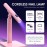 Mini UV Light for Gel Nails, Handheld LED Nail Lamp, Flash Cure Light for Gel x Nails LED Nail Lamp with Stand, Fast Curing, Suitable for Home Manicure and Nail Salon (Pink)