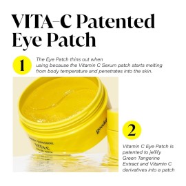 GOODAL Green Tangerine Vitamin C Moisturizing Eye Patch | 5-minute, Hydrating Gel Patch (60 sheets) (2024 Advanced Version) GOODAL Green Tangerine Vitamin C Moisturizing Eye Patch | 5-minute, Hydrating Gel Patch (60 sheets) (2024 Advanced Version)