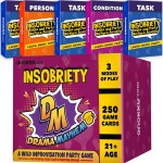 QUOKKA Fun Party Game for Adults - 250 Card Improv Challenge - Hilarious Friens and Family Game Night