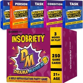 QUOKKA Fun Party Game for Adults - 250 Card Improv Challenge - Hilarious Friens and Family Game Night QUOKKA Fun Party Game for Adults - 250 Card Improv Challenge - Hilarious Friens and Family Game Night