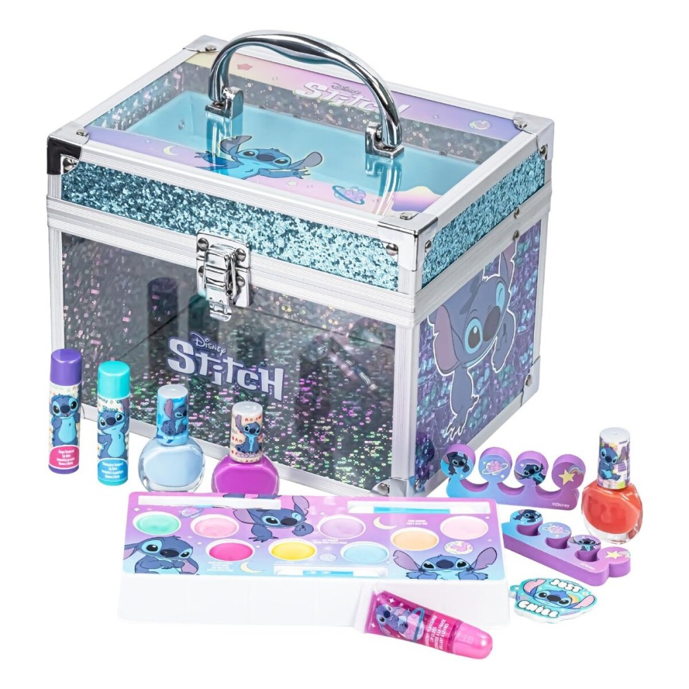 Stitch Train Case Beauty Set, Kids Makeup Kit for Girls, Real Washable Makeup Set, Play Makeup, Party Favor, Birthday, Ages 3 4 5 6 7 8 9 10 11 12 by Townley Girl Stitch Train Case Beauty Set, Kids Makeup Kit for Girls, Real Washable Makeup Set, Play Makeup, Party Favor, Birthday, Ages 3 4 5 6 7 8 9 10 11 12 by Townley Girl
