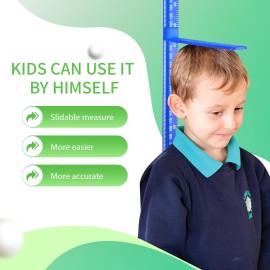 Egoldto Height Measurement for Wall, Children Adult Height Measure Rod, 3D Removable Growth Chart Stick, Wall Mounted Splicing Ruler for Kids Baby Nursery 79 inch (Blue) Egoldto Height Measurement for Wall, Children Adult Height Measure Rod, 3D Removable Growth Chart Stick, Wall Mounted Splicing Ruler for Kids Baby Nursery 79 inch (Blue)