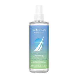 Nautica for Her Jasmine Coast Body Mist, 8.4 Fl Oz (Pack of 1), Notes of Pear, Jasmine, and Musk, Women\'s Fragrance, Long Lasting, Mood-Boosting Fragrance, Vegan Formula