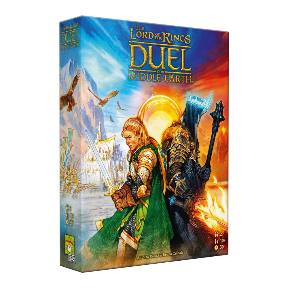 Asmodee The Lord of The Rings: Duel for Middle-Earth Board Game - Epic Strategy Game of Power and Conquest for Kids and Adults, Ages 10+, 2 Players, 30 Minute Playtime Asmodee The Lord of The Rings: Duel for Middle-Earth Board Game - Epic Strategy Game of Power and Conquest for Kids and Adults, Ages 10+, 2 Players, 30 Minute Playtime