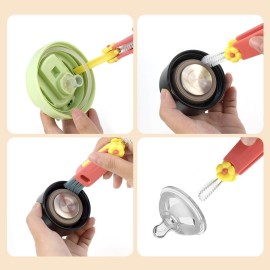 3 Pcs 3 in 1 Cup Lid Cleaning Brush Crevice Cleaning Brush for Bottle Gap 3 in 1 Cleaning Brushes for Tight Spaces Multifunctional Portable Cup Lid Cleaner Home Kitchen Cleaning Tools (Green Blue Red) 3 Pcs 3 in 1 Cup Lid Cleaning Brush Crevice Cleaning Brush for Bottle Gap 3 in 1 Cleaning Brushes for Tight Spaces Multifunctional Portable Cup Lid Cleaner Home Kitchen Cleaning Tools (Green Blue Red)