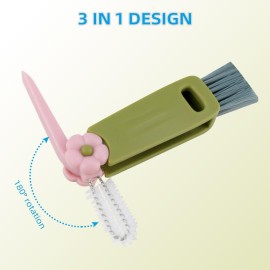 3 Pcs 3 in 1 Cup Lid Cleaning Brush Crevice Cleaning Brush for Bottle Gap 3 in 1 Cleaning Brushes for Tight Spaces Multifunctional Portable Cup Lid Cleaner Home Kitchen Cleaning Tools (Green Blue Red) 3 Pcs 3 in 1 Cup Lid Cleaning Brush Crevice Cleaning Brush for Bottle Gap 3 in 1 Cleaning Brushes for Tight Spaces Multifunctional Portable Cup Lid Cleaner Home Kitchen Cleaning Tools (Green Blue Red)