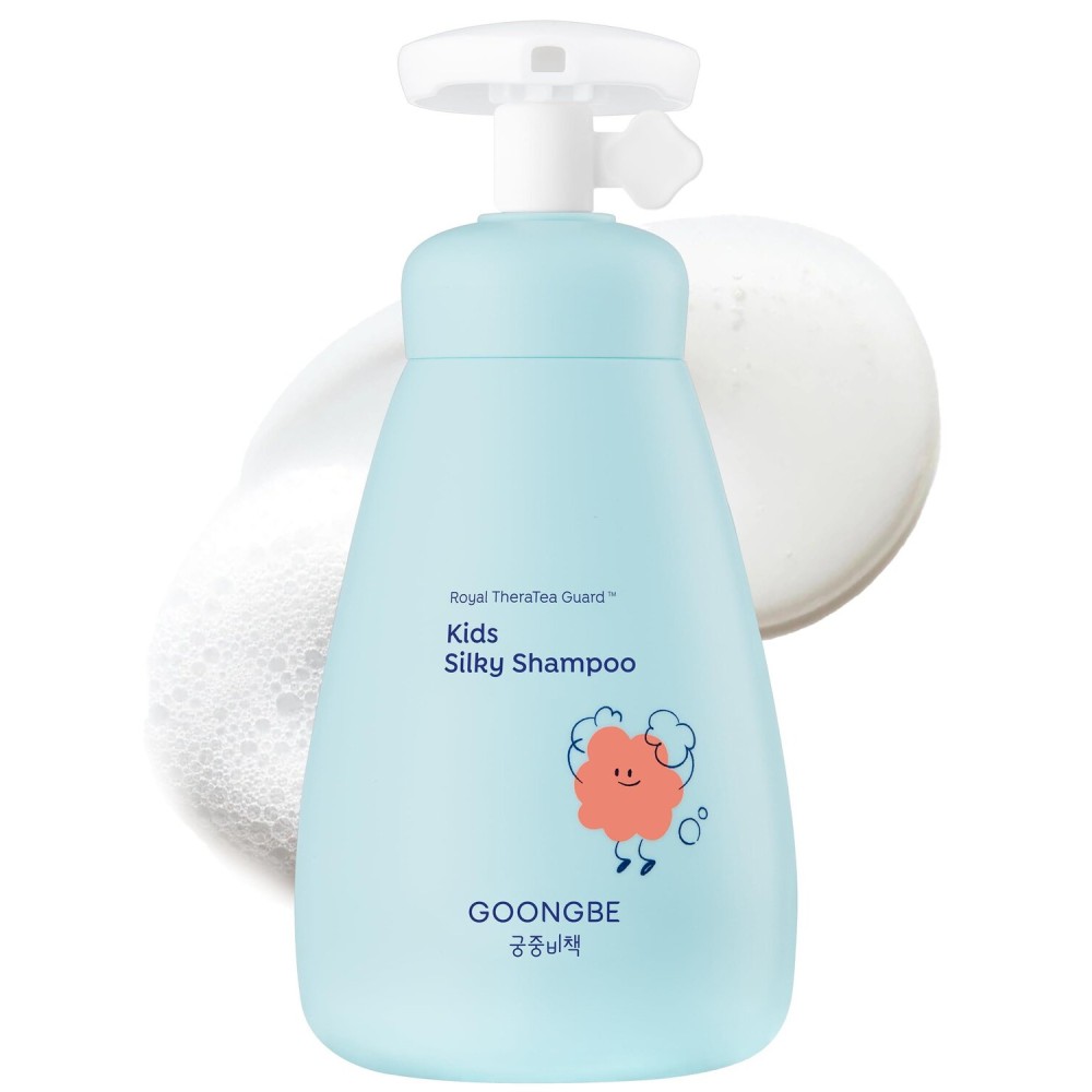 GOONGBE Kids\' Silky Shampoo - Korean Kids Hair Softening Shampoo - Shiny and Glossy Hair for Weak, Frizzy and Tangle Prone Hair - Low pH & Silicone-Free Formula - Allergen Free Scent, 10.1 fl.oz. GOONGBE Kids\' Silky Shampoo - Korean Kids Hair Softening Shampoo - Shiny and Glossy Hair for Weak, Frizzy and Tangle Prone Hair - Low pH & Silicone-Free Formula - Allergen Free Scent, 10.1 fl.oz.