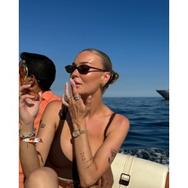 GUVIVI Retro Oval Sunglasses for Women Chic Cat Eye 90s Sunnies Lightweight Narrow Shades Trendy UV protection Sun Glasses GUVIVI Retro Oval Sunglasses for Women Chic Cat Eye 90s Sunnies Lightweight Narrow Shades Trendy UV protection Sun Glasses