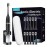 Electric Toothbrush Set, Equipped with 10 Brush Heads and Travel case, IPX8 Waterproof, 2-Minute Timer, 42000 high-Frequency Vibrations, 5 Modes, The First Choice for Gift Giving
