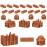 Custom Civilizations for Catan Board Game | Replacement Player Sets | Settlers Pieces | Base Cities Settlements Roads | 3D Printed | (Malian Base Set)