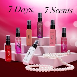 BellaVita Luxury Discovery Set Womens Perfumes (7x8ml) | Mini Perfume Gift Set for Women with Rose, OUD & Pepper Oriented | Compact Long-Lasting Floral Perfumes for Women | Cruelty Free Fragrance