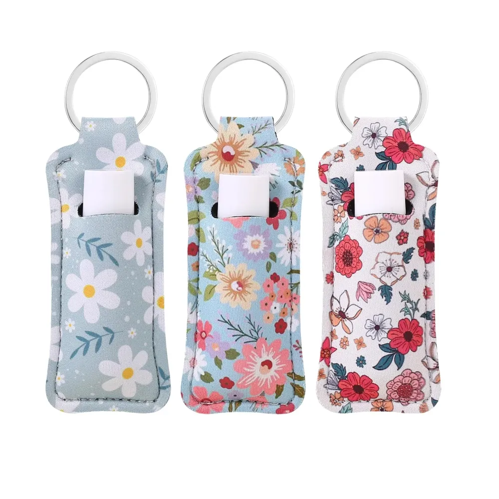 COOKOOKY Chapstick Holder Keychain Cute Lip Balm Keychain Holder (Small daisy) COOKOOKY Chapstick Holder Keychain Cute Lip Balm Keychain Holder (Small daisy)