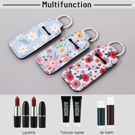 COOKOOKY Chapstick Holder Keychain Cute Lip Balm Keychain Holder (Small daisy) COOKOOKY Chapstick Holder Keychain Cute Lip Balm Keychain Holder (Small daisy)