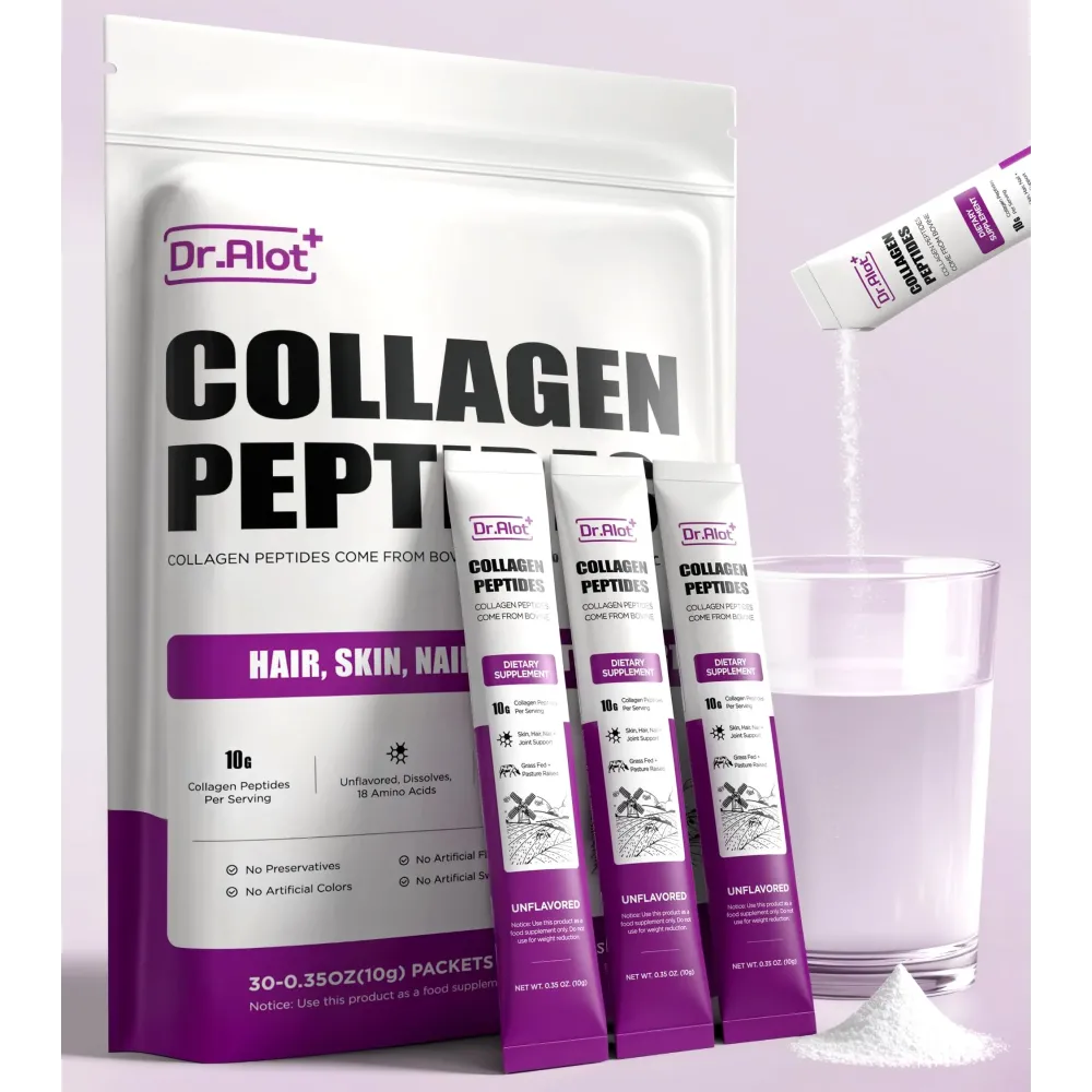 2X Boost Collagen Peptides Powder for Skin Hair Nail Joints Health, Ultra High Absorption Collagen Powder with Hydrolyzed Type 1 & 3 + VC, Unflavored Collagen Supplements for Women & Men, 30 Servings 2X Boost Collagen Peptides Powder for Skin Hair Nail Joints Health, Ultra High Absorption Collagen Powder with Hydrolyzed Type 1 & 3 + VC, Unflavored Collagen Supplements for Women & Men, 30 Servings
