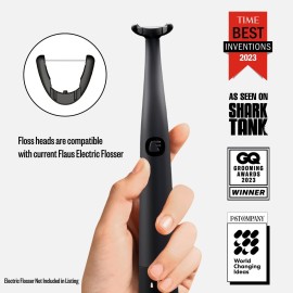 FLAUS Electric Flosser Refills (Shark Tank) 90ct Dental Floss Heads w/Gentle Gliding Floss - Refillable Floss Picks, Easy Glide Flossing, Gentle Gum Care, Dentist Recommended Tooth Flossers, Eco FLAUS Electric Flosser Refills (Shark Tank) 90ct Dental Floss Heads w/Gentle Gliding Floss - Refillable Floss Picks, Easy Glide Flossing, Gentle Gum Care, Dentist Recommended Tooth Flossers, Eco