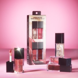 e.l.f. Glow Reviver Quad Goals Lip Oil Kit, Lip Gloss For A High-Gloss Finish & Sheer Wash Of Color, Non-Sticky, Vegan & Cruelty-Free, 4 Glosses e.l.f. Glow Reviver Quad Goals Lip Oil Kit, Lip Gloss For A High-Gloss Finish & Sheer Wash Of Color, Non-Sticky, Vegan & Cruelty-Free, 4 Glosses