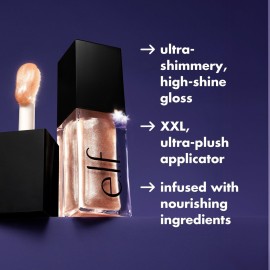 e.l.f. Glow Reviver Lip Oil, Nourishing and Hydrating with High-Shine Glimmer Finish & Sheer Wash Of Color, Minty Scent, Non-Sticky, Vegan & Cruelty-free, Candy Coded e.l.f. Glow Reviver Lip Oil, Nourishing and Hydrating with High-Shine Glimmer Finish & Sheer Wash Of Color, Minty Scent, Non-Sticky, Vegan & Cruelty-free, Candy Coded