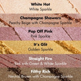 e.l.f. Fine As Fleck Glitter Eyeshadow, Long-Lasting Sheer Eye Makeup With A Shimmer Finish, Smooth Formula, Vegan & Cruelty-Free, Champagne Showers e.l.f. Fine As Fleck Glitter Eyeshadow, Long-Lasting Sheer Eye Makeup With A Shimmer Finish, Smooth Formula, Vegan & Cruelty-Free, Champagne Showers